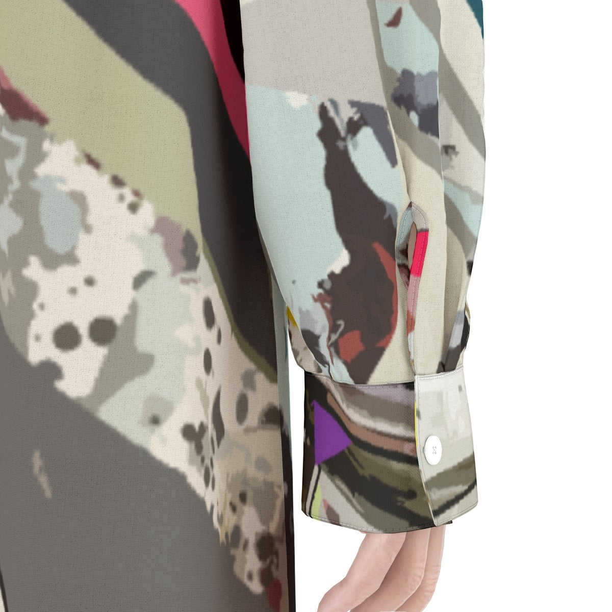 Button Down Shirt Dress | Colorful Dress for Women | Rayon Dress for Summer