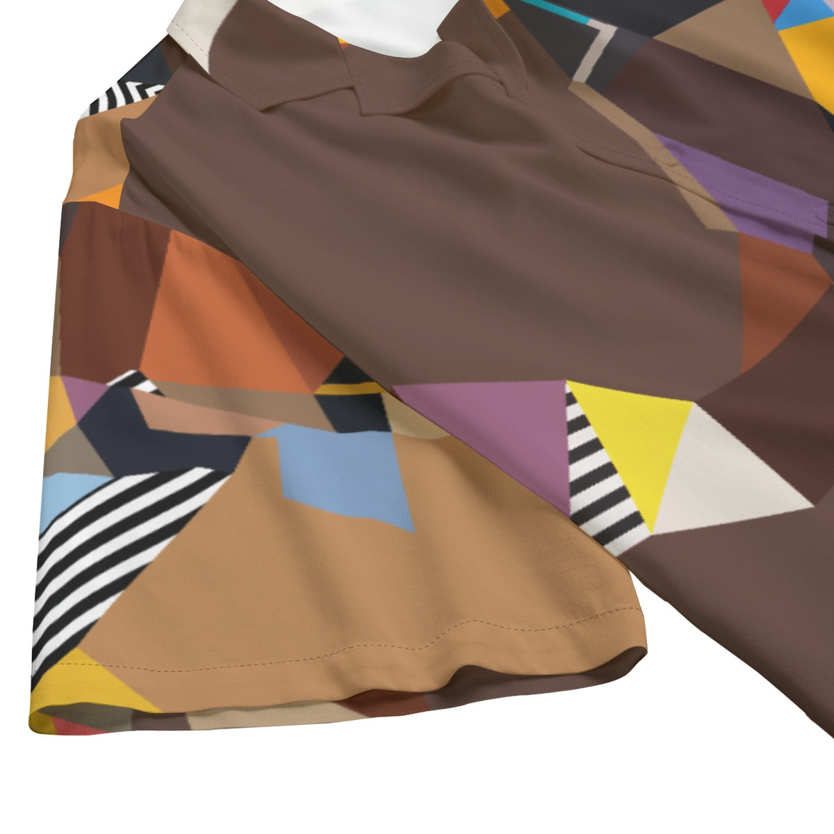 Hawaiian Shirt Men | Colorful Hawaiian Shirt | Rayon Shirt Brown