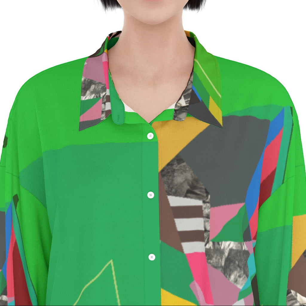 Green Shirt Dress